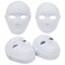 24 Pack Blank Paper Mache Masks to Decorate, White Opera Mask for Carnival, Masquerade Party, Theatre, Halloween (2 Sizes)
